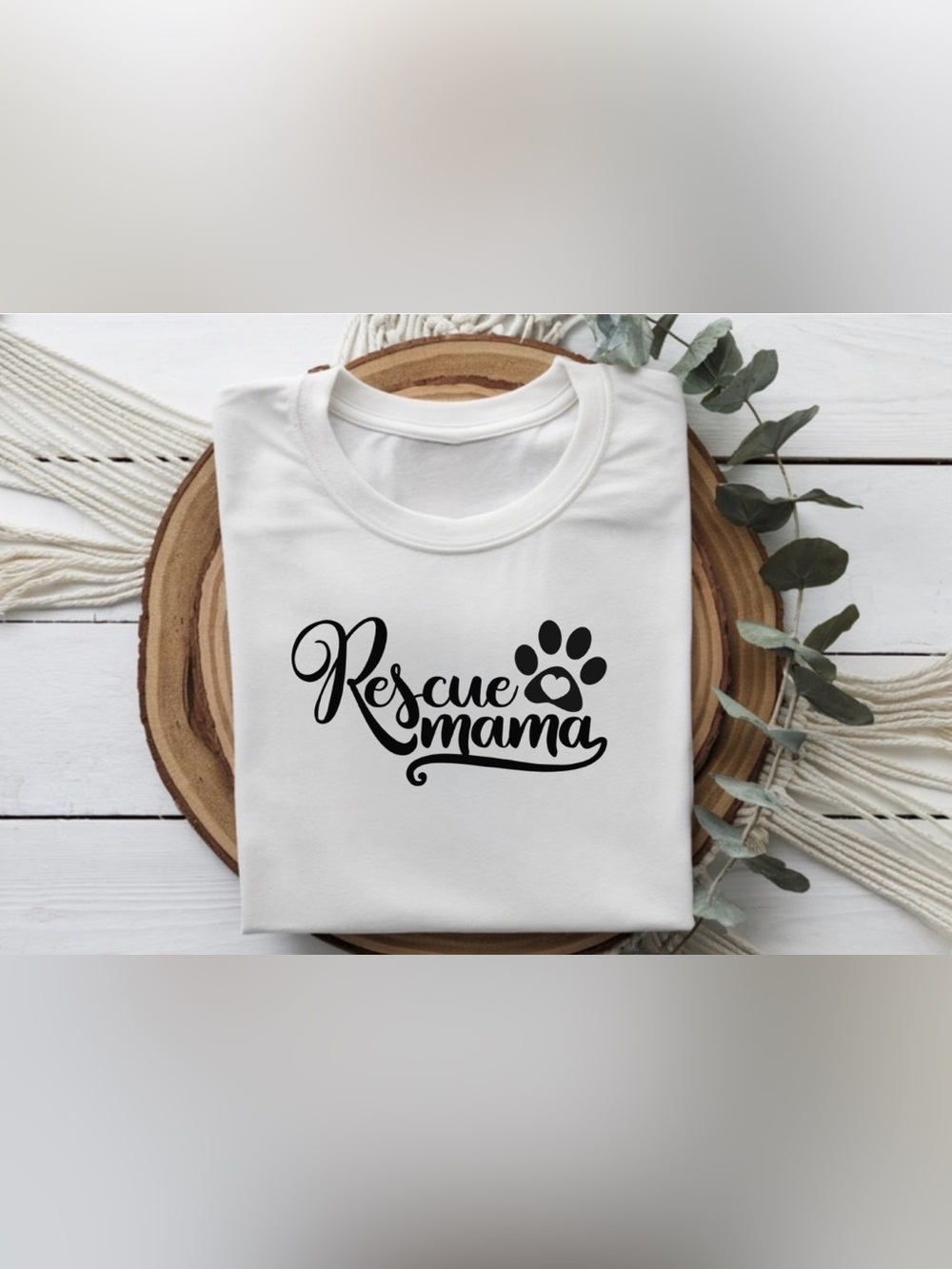 Rescue Mama Shirt | Dog Mom Rescue Tee | Pet Lover Gift